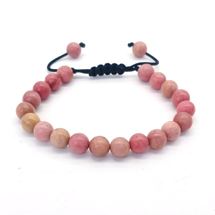 Amazon Hot Selling Natural Stone Beaded Bracelet 8mm Adjustable Size Blue Pine Volcanic Stone Bracelet Manufacturers in stock