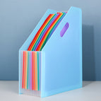 Blue outer panel (13 color inner pages)
