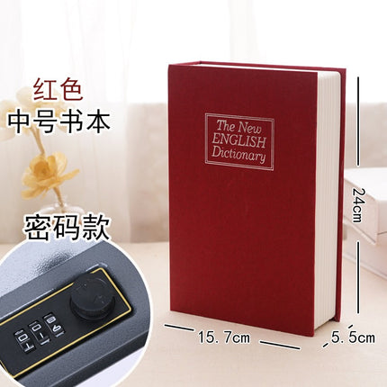 Book Safe Piggy Bank Large Password Box with Lock Banknote Piggy Bank Child Cute Creative Birthday Gift
