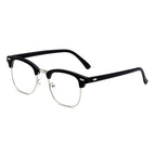 Sand black silver frame flat