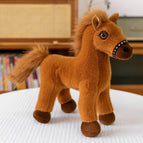 20cm / Simulated brown horse without saddle