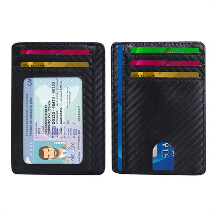 Portable Ultra-thin RFID Card Case Large Capacity Card Case Exquisite Pupi Multi-card Bank Card Credit Card