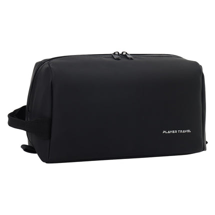 Leather Swimming Storage Bag Wet and Dry Separate Bag Men's Waterproof Portable Double-Layer Handbag Storage Bag Swimming Equipment