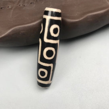 Wholesale High-Quality Xizang Dzi Beads, Old Agate Dragon Dzi Beads, Nine-Eye Dzi Beads, Xizang Agate Dzi Beads, Loose Bead Accessories