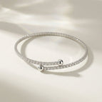 Silver diamond bracelet bs-j5416s