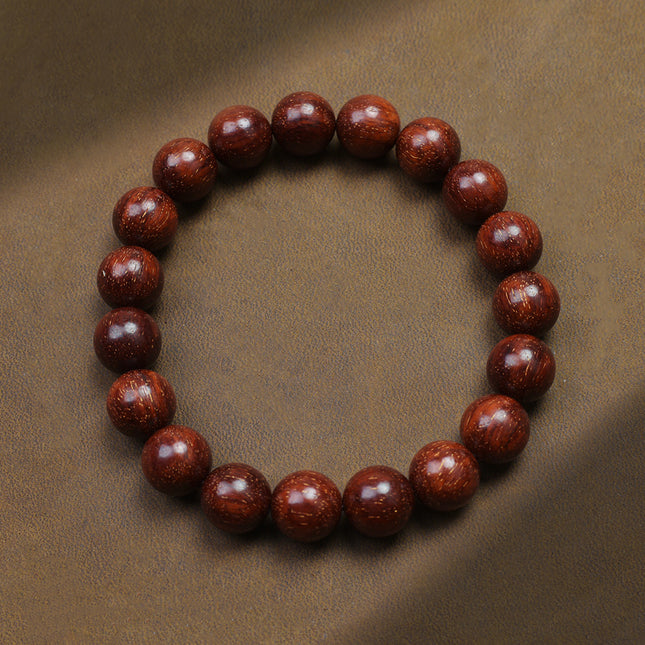 Venus Old Material Zambia Lobular Red Sandalwood Handheld Chain High Oil Mimi Buddha Bead String New Chinese Style Ornament for Men and Women
