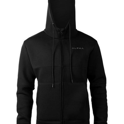 Cross-Border Muscle Sports Sweatshirt Fitness Brothers Autumn and Winter Men's Cotton Casual Long-Sleeved Hooded Zipper Jacket Aliexpress