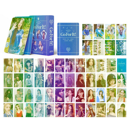 Korean Star 55 Boxed Small Cards Stray (g) I-Dle Ive Ateez Collection Lomo Cards Cross-Border