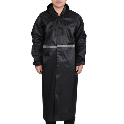 Enlarged Long Reflective Raincoat Men's Labor Protection Coat Poncho Outdoor Safety Duty Hiking Printable logo Wholesale