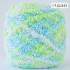 54 blue green white