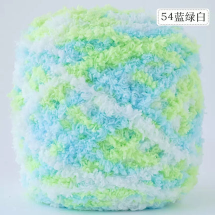 3 strands of coral fleece baby scarf coarse wool hand woven towel line baby sweater in stock wholesale