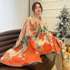 Jade Golden blue-orange rice / 190cm