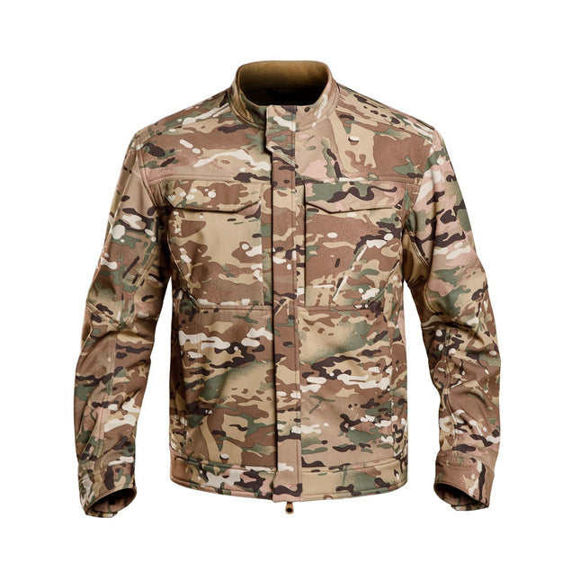 Bone frog peak breaker soft shell jacket mountaineering camping windproof wear-resistant jacket tactical warm jacket