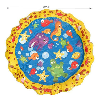Popular Children's Outdoor Lawn Letter Spray Mat Interactive Game Water Unicorn Round Dolphin Fountain