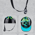 M / Glossy black skull