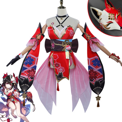 Northwater Trading Ruined Star Dome Railway Fireworks Cosplay Costume Masked Fool Fireworks Cosplay Two-Dimensional Anime Costume