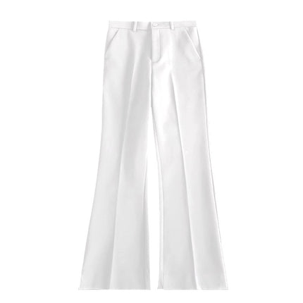 2025 New Spring and Autumn Men's Business Formal Trousers, Extended Version, Versatile Loose Fit, Slightly Flared Cleanfit Trousers
