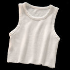 White vest with chest pad [single piece] / S