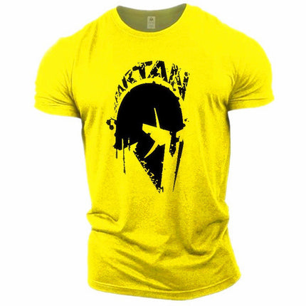 Sports Short-sleeved Men's Fitness Running Training Loose Trendy Moisture-wicking Stretch Casual Round Neck T-shirt