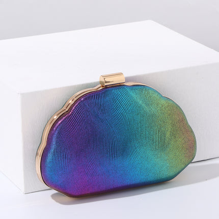 European and American Fashion Leather Box Evening Bag Clutch Bag Wedding Bridesmaid Bag Evening Party Bag Dress Bag Chain Bag Women's Bag