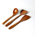 Dropshipping with free shipping / Hot-selling three-piece set [large spatula + frying spatula + straight spoon]