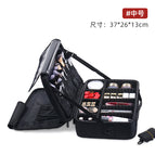 [Medium black] 3 layers + shoulder strap + trolley cover