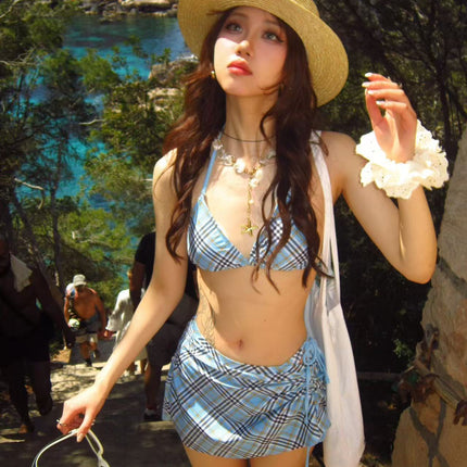 Source Manufacturer Split Bikini Sexy Swimsuit for Women with Small Breasts Push-Up Beach Resort Hot Spring Swimsuit for Women