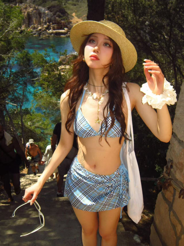 Source Manufacturer Split Bikini Sexy Swimsuit for Women with Small Breasts Push-Up Beach Resort Hot Spring Swimsuit for Women