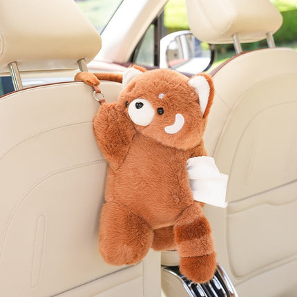 Car Puppy Tissue Seat Back Multifunctional Car Hanging Cartoon Cute Tissue Box Cover Women's Stuffed