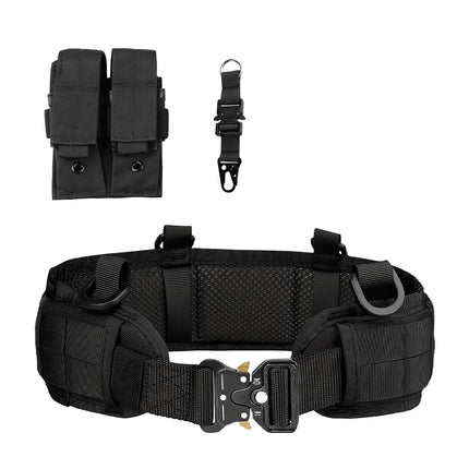 Cross-Border Cobra Buckle Tactical Waist Belt Set Outdoor Multi-Functional Nylon Quick-Release Belt Real-Life Cs Outer Belt