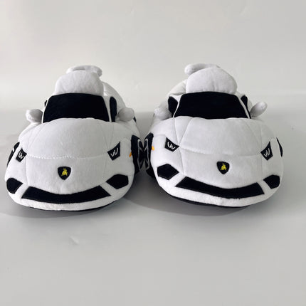 In-Stock Cross-Border Hot-Selling Racing Slippers Lamborghini Non-Slip Warm Home Cotton Shoes Winter Closed-Toe
