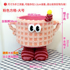 Pink plaid-[large size feet]
