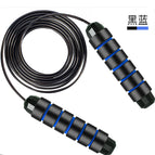 Long 3.2 meters long steel wire rope skipping/blue