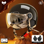 One size fits all / 3c obsidian black [electroplated short double mirrors] heatmax all-season detachable ear protection