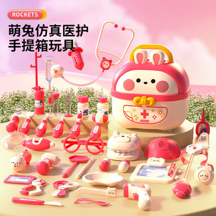 Simulation Medical Box Doctor Doctor Toy Set Boy Play House Play Injection Medical Suitcase Girl