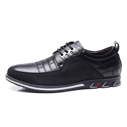 Cross-border Amazon Board Shoes Men's New Shoes Summer Fashion Men's Shoes Casual Shoes plus size British Style Lace-up