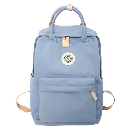 Student Schoolbag Large Capacity Fresh Sweet Backpack Western Style High Textile Commuter All-match Casual Business Computer Bag