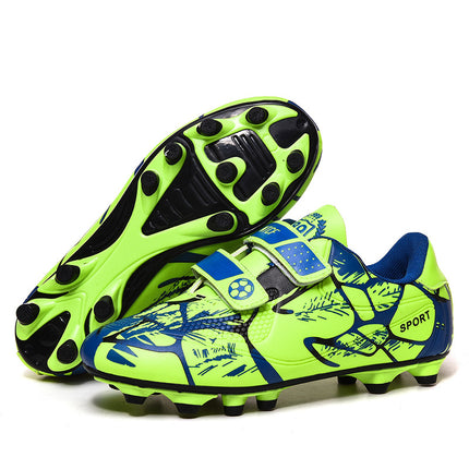 Football shoes children's broken nails spikes outdoor primary and secondary school students sneaker training match ball shoes