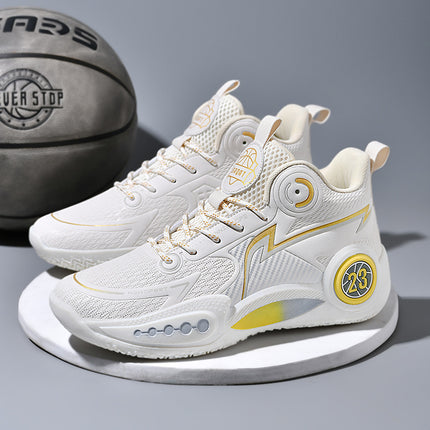 Men's Shoes, Sports Shoes, Young Student Couples, Professional Practical Basketball Shoes, Grip, Non-Slip, Wear-Resistant Mesh Breathable Sneakers