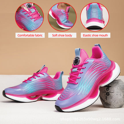 Breathable Running Shoes for Men and Women, Marathon Popcorn Shock-Absorbing Running Shoes, Youth Fashion Casual Shoes, Sports Shoes