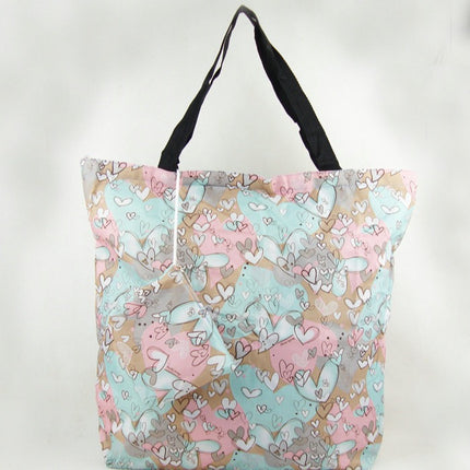 Water-Repellent Oxford Cloth Shopping Bag Foldableable Environmentally Friendly Bag Large Capacity Supermarket Grocery Shopping Bag Satchel Bag Handbag