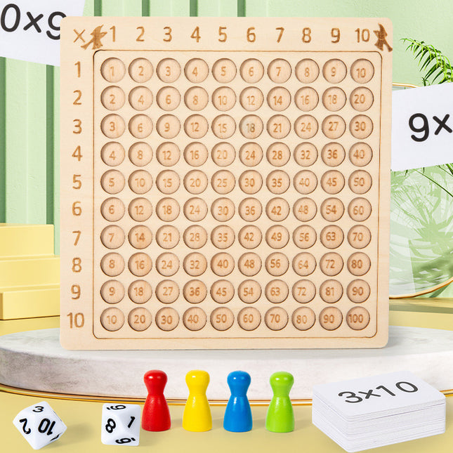 Primary school students' multiplication formula table recitation artifact table game first grade mathematics teaching aids learning supplies