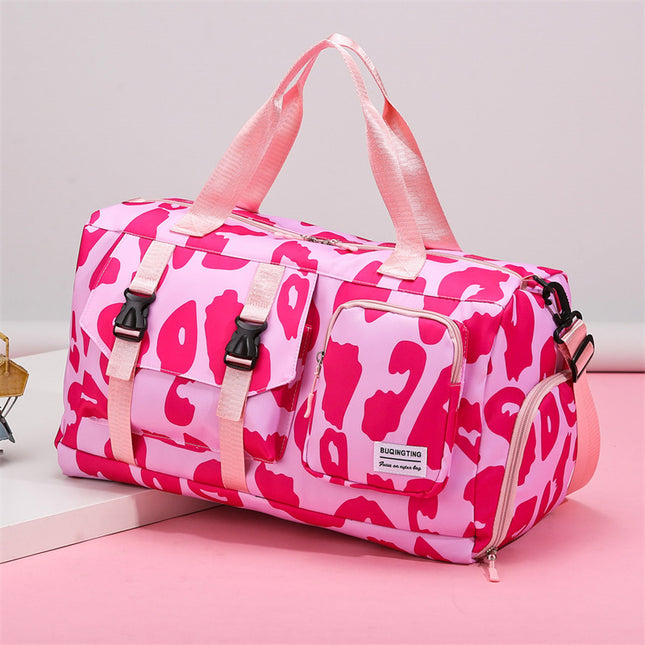 Cross-border New Large Capacity Bag Women's Summer High-end Niche Travel Bag Fashion Printed Crossbody Luggage Bag