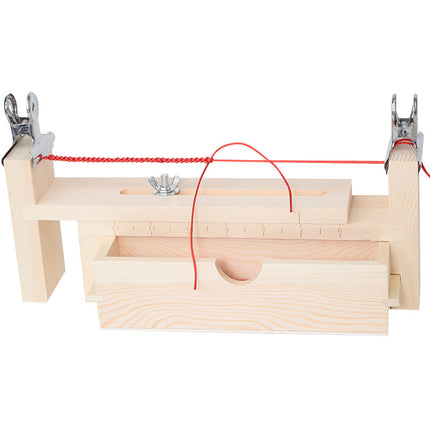 Handmade Weaving Rack Solid Wood Drawer Style Weaving Artifact Bracelet Necklace Rope Weaver No.7 Line Red Rope Accessories