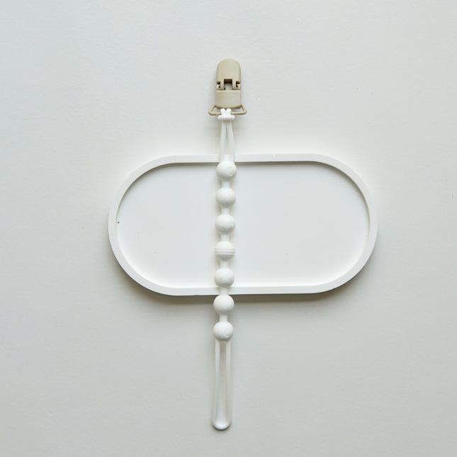Ins Nordic Style New Plastic Clip Silicone Chain Baby Toy Grinding Stick Tooth Gum Silicone Chain Nipple Anti-losing Rope