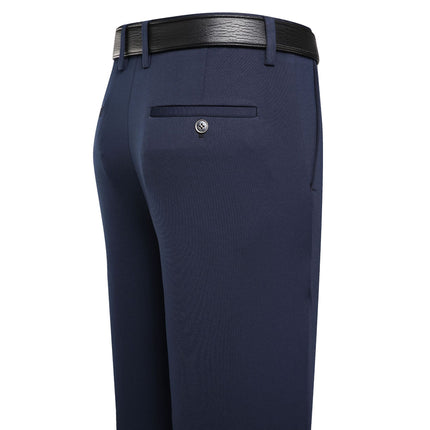Wholesale Summer Thin Stretch Dad Middle-aged Men's Pants Loose High Waist Middle-aged Men's Casual Pants