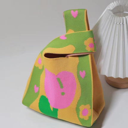 Knitted Tote Bag / Sac Tressé Tricoté