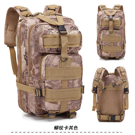 Multi-functional camouflage backpack outdoor sports military fans hiking bag shoulder 3p tactical backpack factory direct batch