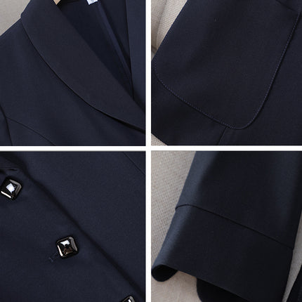 Cross-Border High-End Professional Suit Set for Women, Jewelry Store Elegant Slim-Fit Suit, Formal Attire, Front Desk Manager Work Uniform