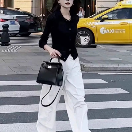 2024 new set of early autumn atmosphere Korean drama female owners commute to work wear autumn suit women's clothing